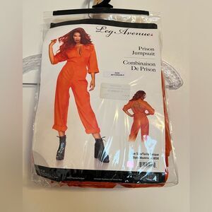 Leg Avenue Vibrant Orange Prison Jumpsuit